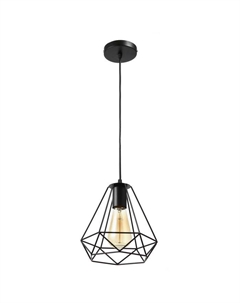 Светильник Подвес «Лофт» 1×40 Вт E27 черный 20×20×120 см Bayerlux