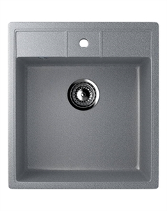 Мойка кухонная Ulgran U406-309, 500×445 мм, тёмно-серая