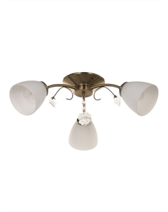 Люстра «Луиза» 3×40 Вт Е27 бронза 56×56×26 см Bayerlux