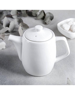 Чайник фарфоровый заварочный Wilmax, 650 мл, цвет белый Wilmax england