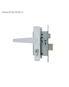 Замок врезной Димитровград «Зенит» ЗВ4-3.01, м/о 55 мм, с/руч, белый Зенит химмаш