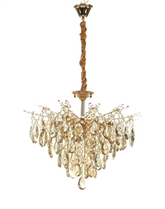 Люстра «Итали» 9×40 Вт Е14 золото 50×50×44(60)см Bayerlux