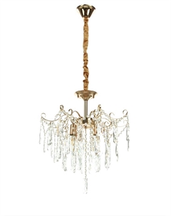 Люстра «Мона» 4×40 Вт Е14 золото 50×50×45(60)см Bayerlux