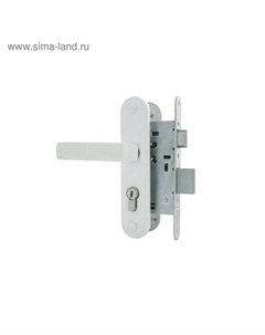 Замок врезной Димитровград «Зенит» ЗВ4-3.05, м/о 55 мм, с/руч, белый Зенит химмаш
