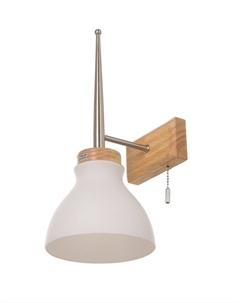 Бра «Герцог» 1×40 Вт Е27 сатин/коричневый 16×21×38 см Bayerlux