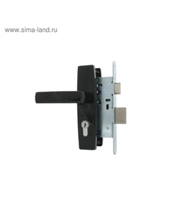Замок врезной Димитровград «Зенит» ЗВ4-3.04, м/о 55 мм, с/руч, черный Зенит химмаш