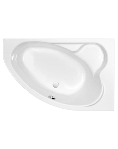 Ванна акриловая Cersanit Kaliope 153×100 см, правая, белая, без каркаса и панели