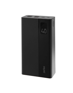 Внешний аккумулятор Perfeo MOUNTAINS PF_D0144, 40000 мАч, 4 USB, 3А, быстрая зарядка, черный