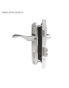 Замок врезной 1223/60-CR, с руч, цвет хром Apecs