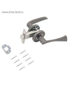 Защелка дверная Д-град «Зенит» ЗЩ2.07, цвет серебро Зенит химмаш