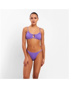 Купальник раздельный фактурный женский, фиолетовый, размер 44 Minaku