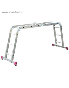 Стремянка-трансформер CORDA, шарнирная, четырехсекционная, 3 ступени Krause
