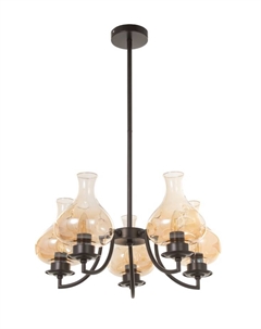 Люстра «Ирина» 5×40 Вт Е27 черный 57×57×120 см Bayerlux