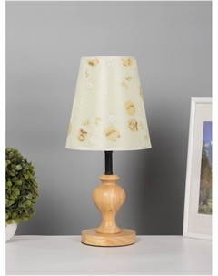 Лампа настольная ЭКО «Сол» 1×40 Вт Е27 светло-коричневый 20×20×45 см Risalux