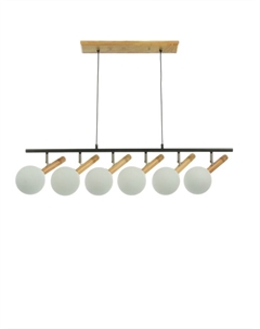 Светильник «Перс» 6×40 Вт Е27 черный/коричневый 100×26×100 см Bayerlux