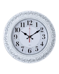 Часы настенные, интерьерные «Классика», бесшумные, d=35 см Рубин