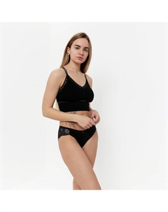 Топ женский, цвет чёрный, размер ONE SIZE (42-48) White cotton