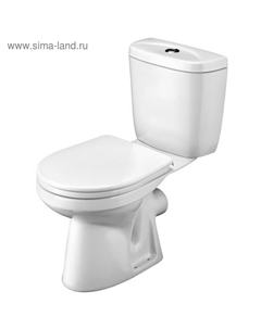 Унитаз-компакт Santek «Анимо» прямой выпуск, двухрежимная арматура, сиденье дюропласт soft-close