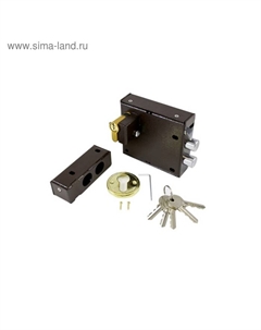 Замок накладной электромеханический «», 111 с ц/м, без блока питания Полис
