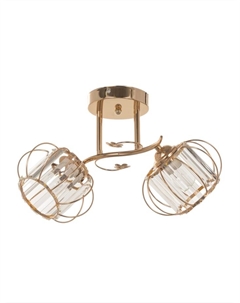 Люстра «Переливы» 2×40 Вт Е27 золото Bayerlux