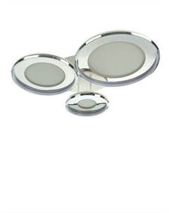 Люстра Karin 174 Вт LED 3000-6000К хром Ø30+40+50(82×71×15)см Bayerlux