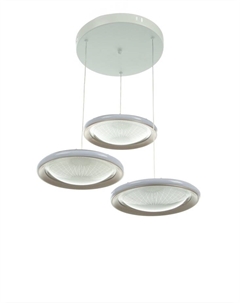 Люстра Isolde 126 Вт LED 3000-6000К белый Ø32×22 см Bayerlux