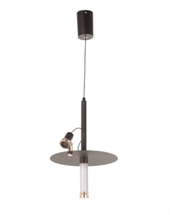 Светильник «Найт» 2×5 Вт LED 4000К черный/золото 24×24×38(+150)см Bayerlux