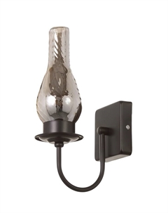 Бра «Ольга» 1×40 Вт Е27 черный 15×9×33 см Bayerlux