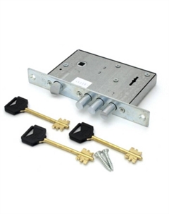 Замок врезной без ручек «» ReX 1.7 3 кл б/о (1.04.27.5), м/о 85 мм Эльбор