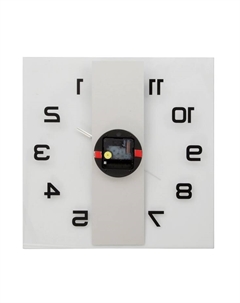 Часы настенные, интерьерные "Полоса", бесшумные, 35 х 35 см Рубин