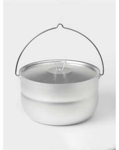 Котелок туристический, 4.5 л, с крышкой, штампованный алюминий Белая калитва