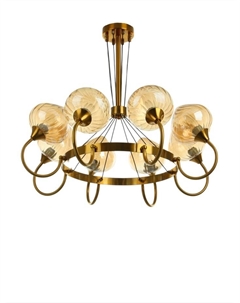 Люстра «Крофт» 6×40 Вт Е27 золото 65×65×112 см Bayerlux