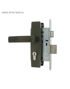 Замок врезной Д-град «Зенит» ЗВ4-3.04, с ручками, м/о 55, цвет бронза Зенит химмаш