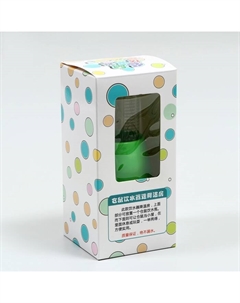 Поилка 80 мл с основанием-домиком для мелких грызунов, 8 х 8 х 16,5 см, зелёная Пижон