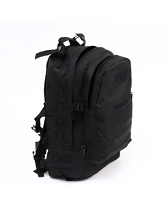 Рюкзак тактический туристический Storm tactic, 40 л, с карманами, однотонный, чёрный Мастер к
