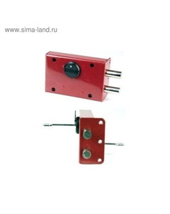 Замок накладной «», ЗНС4-5, 400, без ответной планки, разноуровневые ключевины, 5 ключей Senat