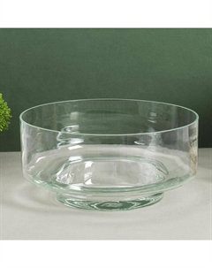 Ваза «Лола», 1.4 л, 11×24 см, стекло, прозрачная Evis