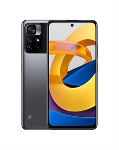 Смартфон Xiaomi POCO M4 Pro 5G NFC RU, 6.6'', IPS, 6Гб, 128Гб, 50Мп, 16Мп, 5000 мАч, черный