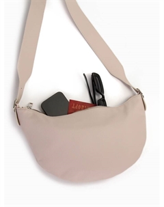 Сумка женская на молнии, средний размер, цвет бежевый Textura