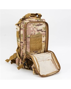 Рюкзак тактический туристический Storm tactic, 26 л, с карманами, расцветка мультикам, бежевый Мастер к