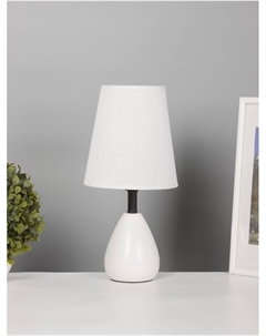 Лампа настольная ЭКО «Лорен» 1×40 Вт Е27 белый 16×16×34 см Risalux