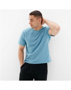 Футболка мужская REGULAR FIT: голубая, р-р 52 Minaku