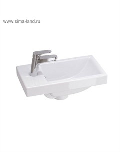 Раковина встраиваемая Cersanit COMO 40, с отверстием под смеситель, цвет белый