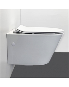 Унитаз подвесной Comforty CF3C797WH, безободковый, сиденье дюропласт, система смыва «Торнадо» 1073