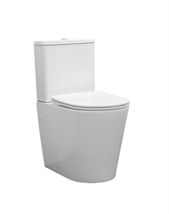 Унитаз-компакт Comforty CF41273S, безободковый, выпуск универсальный, 2-режимная арматура