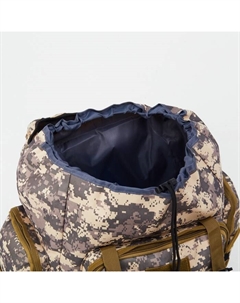 Рюкзак тактический туристический Adventure, 70 л, с карманами, расцветка пиксели, серый Мастер к