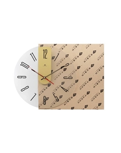 Часы настенные, интерьерные "Стиль со вставкой", бесшумные, d-39 см Рубин