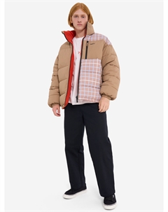 Пуховик двусторонний мужской, Бежевый Термит