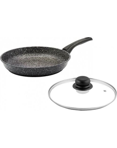 Сковорода Мрамор АЛА 260 (CL0426) (с крышкой) Victoria
