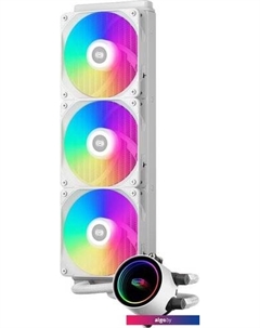 Система жидкостного охлаждения для процессора DA360 ARGB (белый) Pccooler
